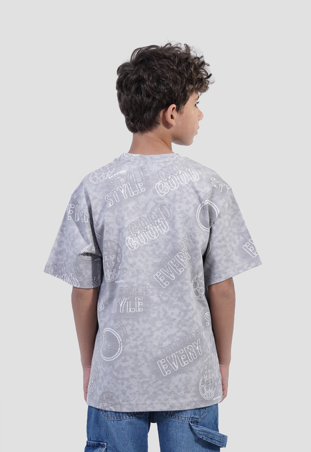 Kids Over Size Printed T-shirt