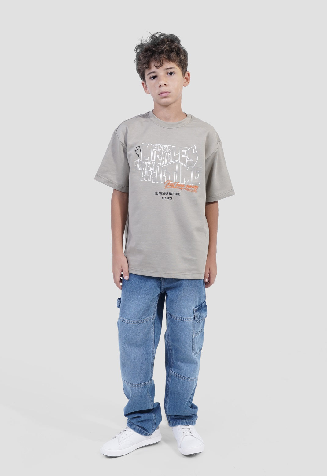 Kids Over Size Printed T-shirt