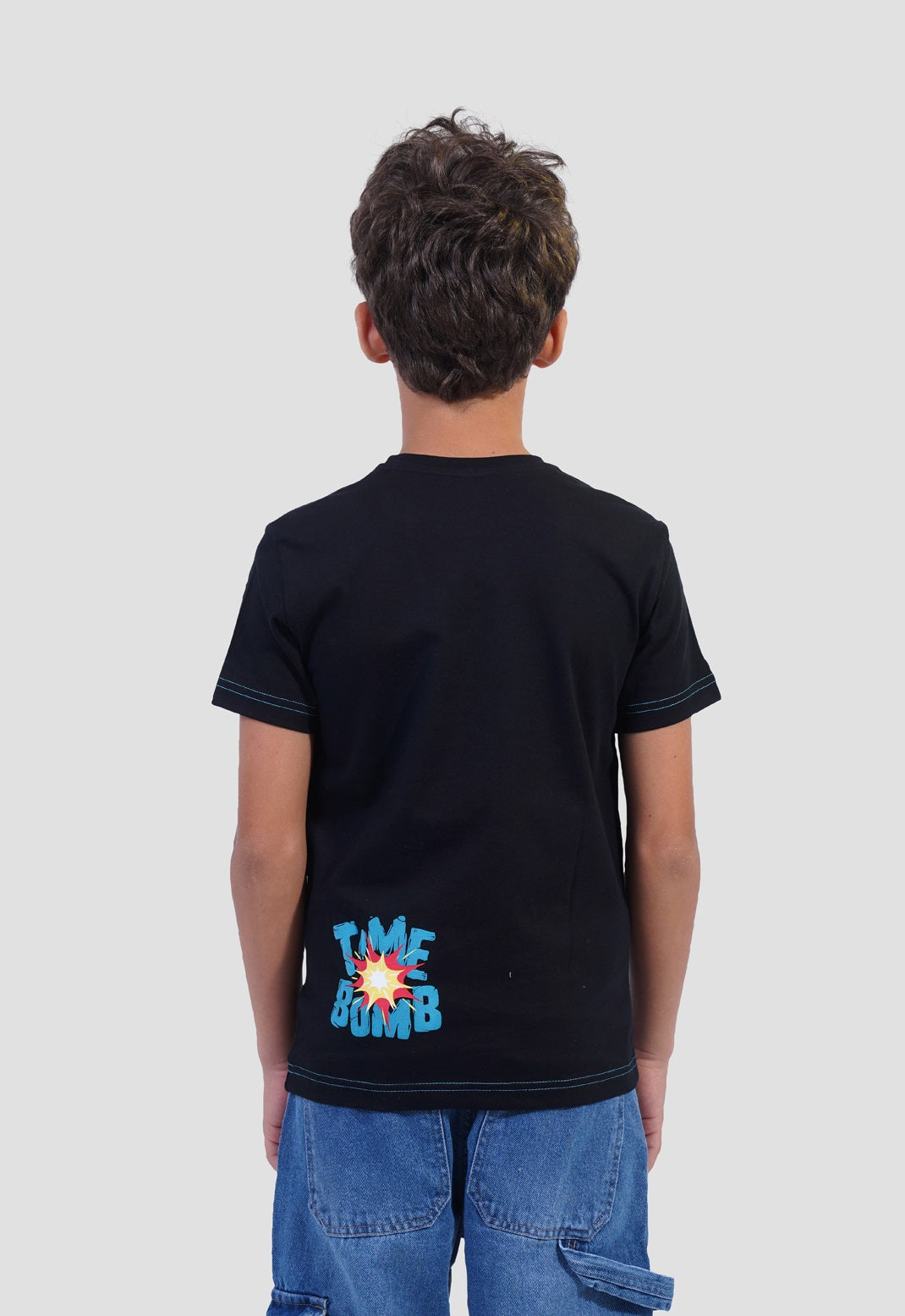 Kids Crew Neck Printed T-shirt