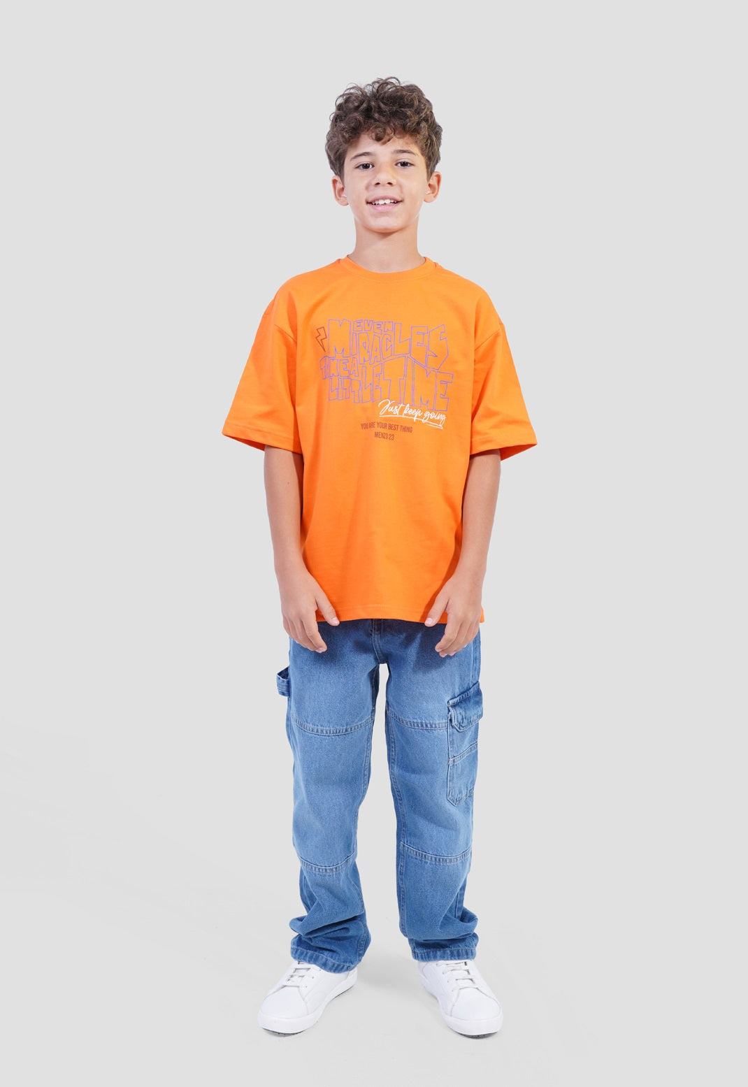 Kids Over Size Printed T-shirt