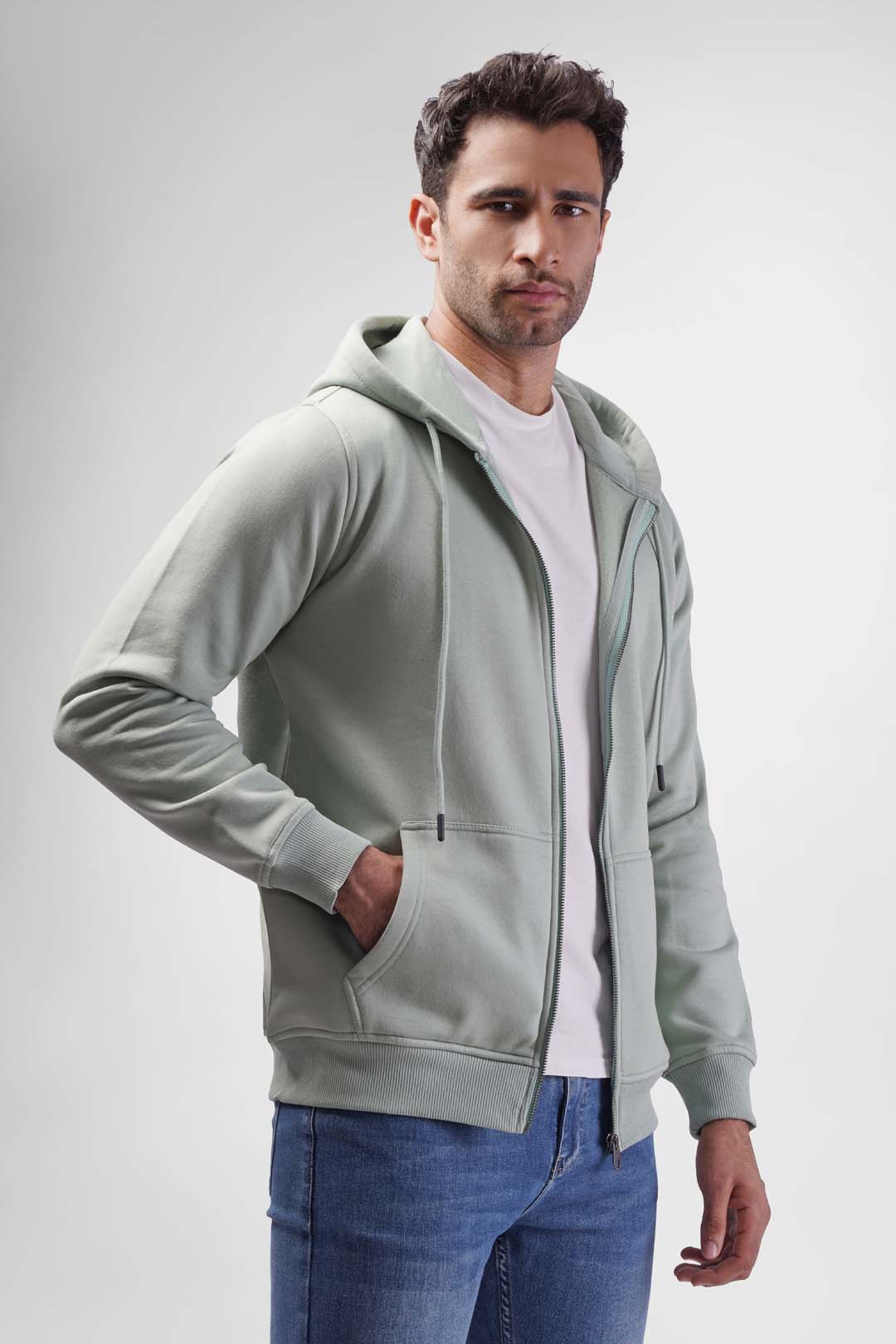 full zipper hoodie sweatshirt