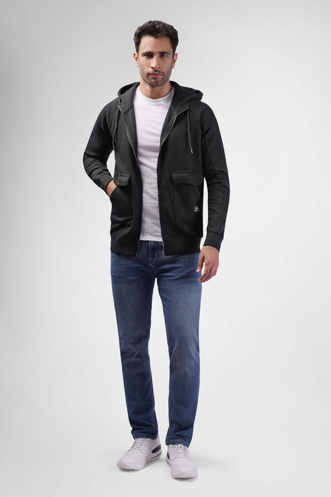 Full Zipper Hoodie Sweatshirt