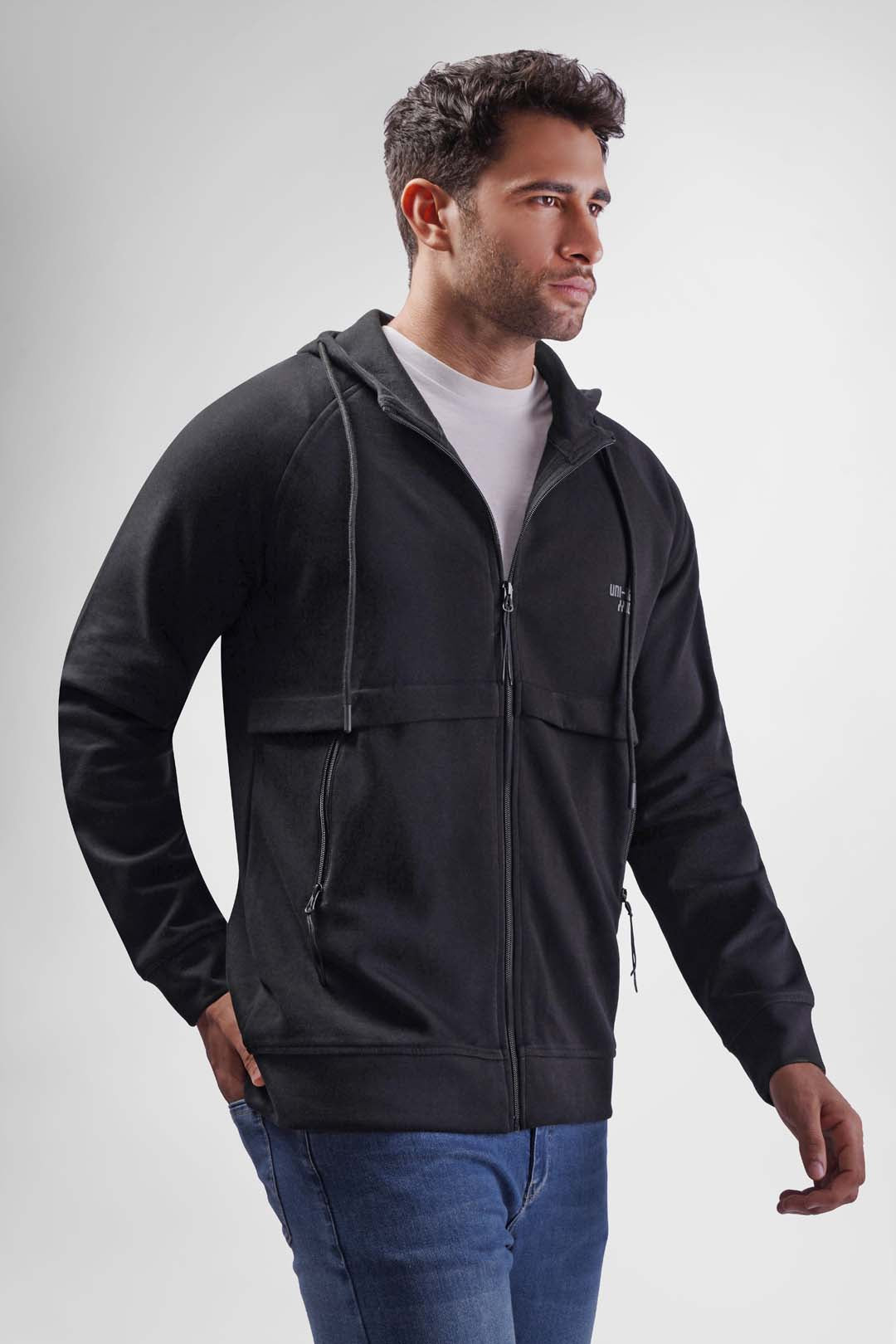 full zipper sweatshirt