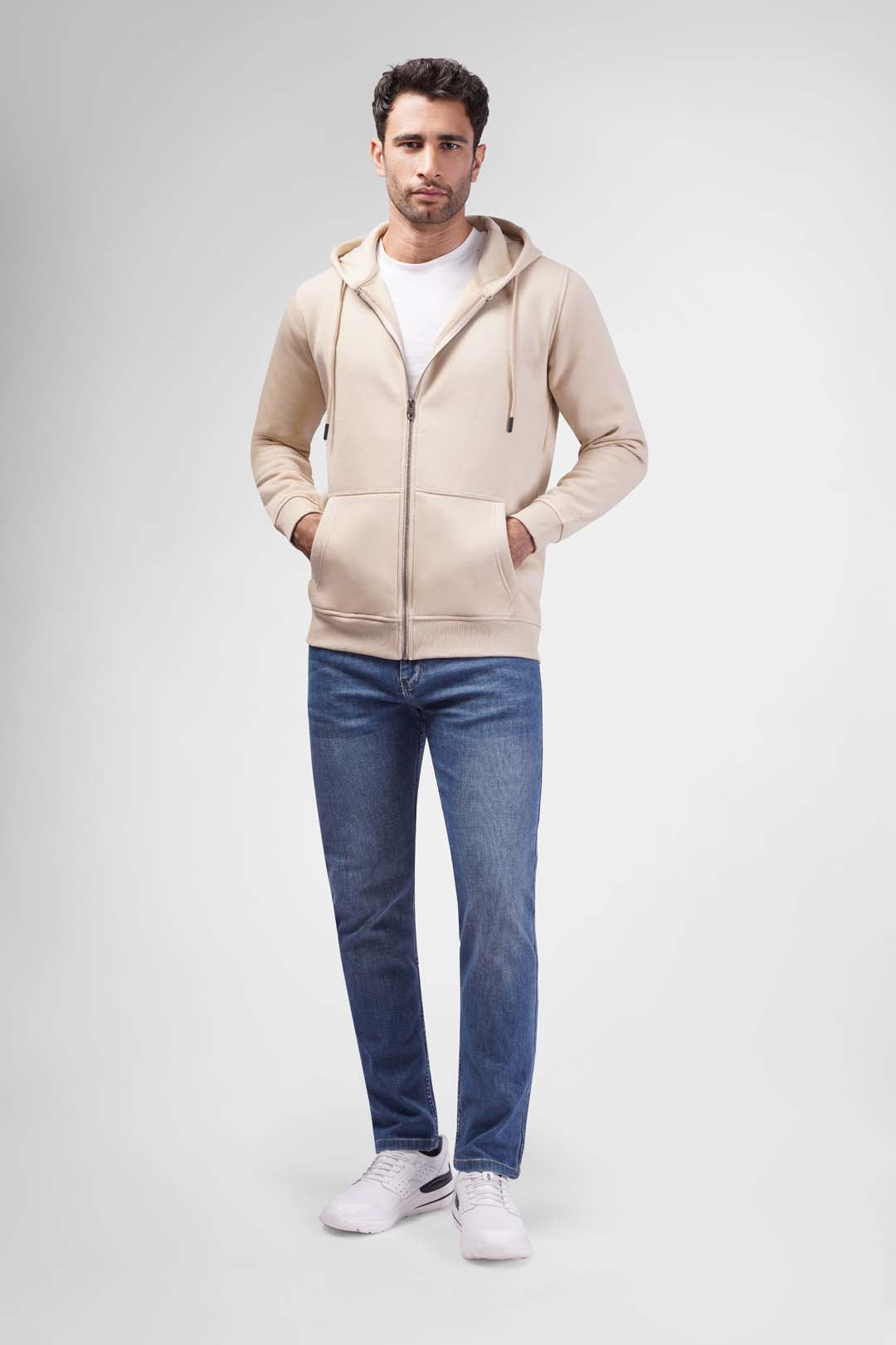 full zipper hoodie sweatshirt
