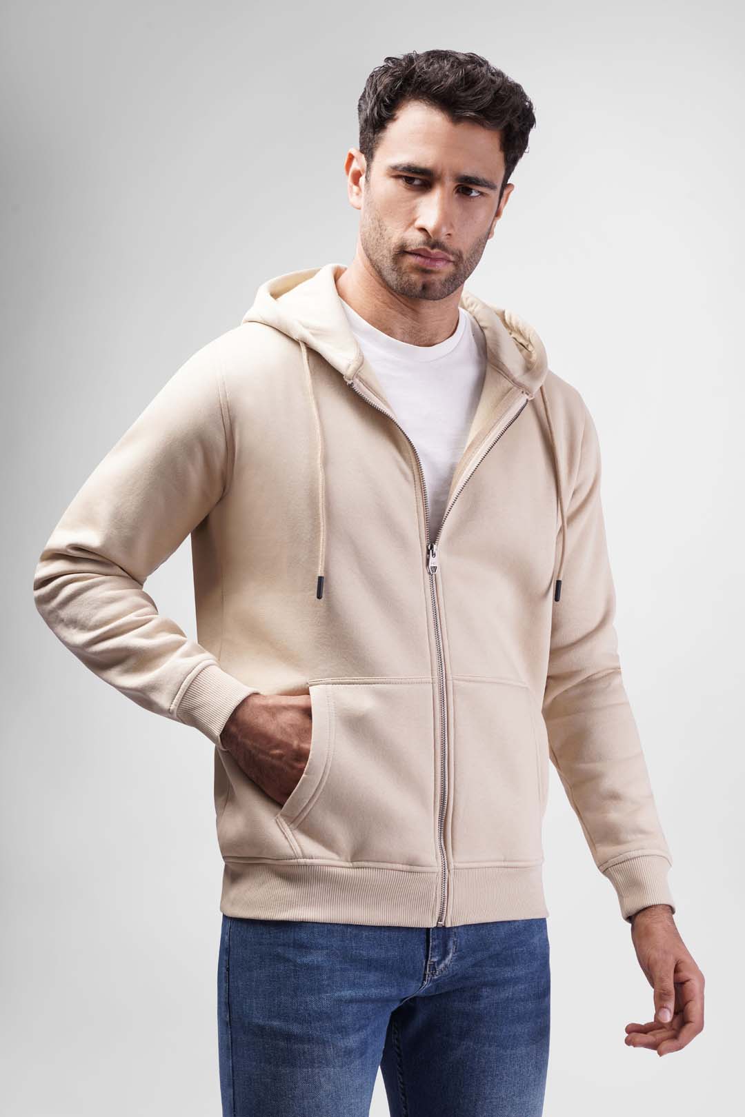 full zipper hoodie sweatshirt