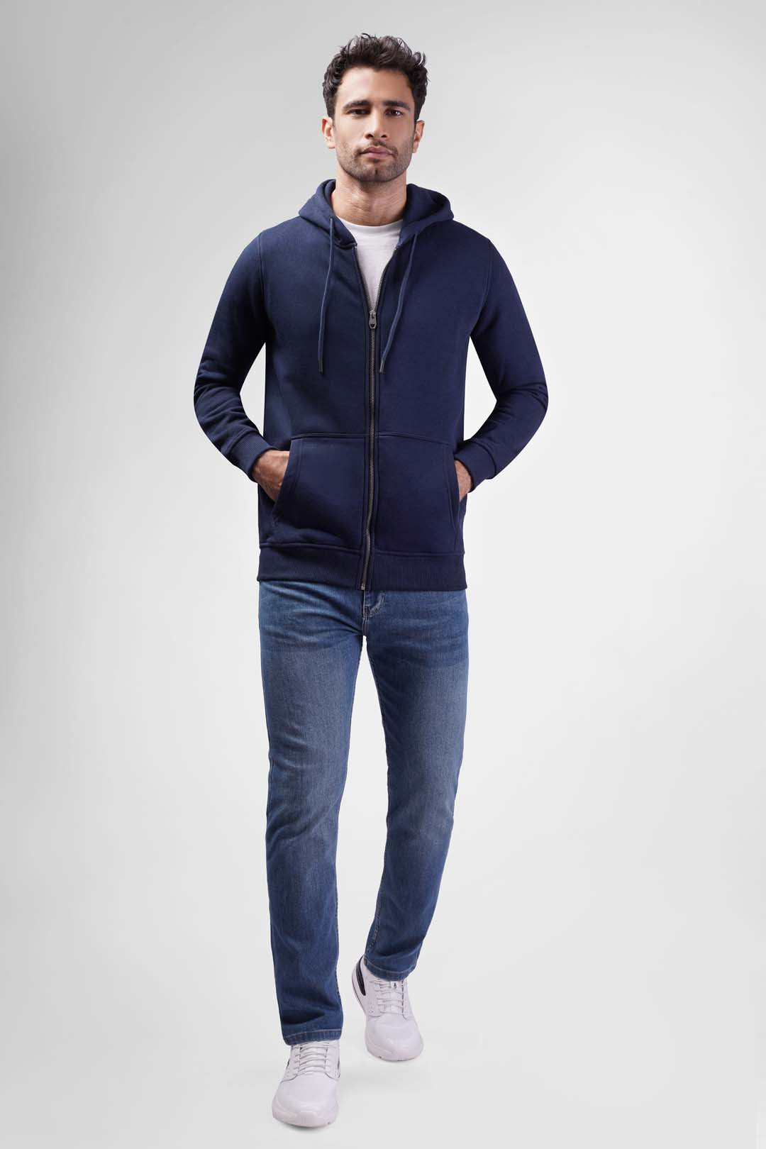 full zipper hoodie sweatshirt
