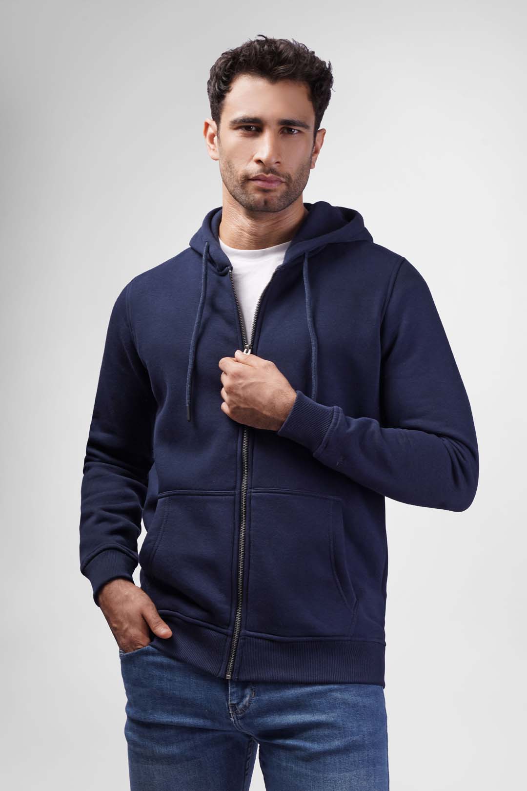 full zipper hoodie sweatshirt
