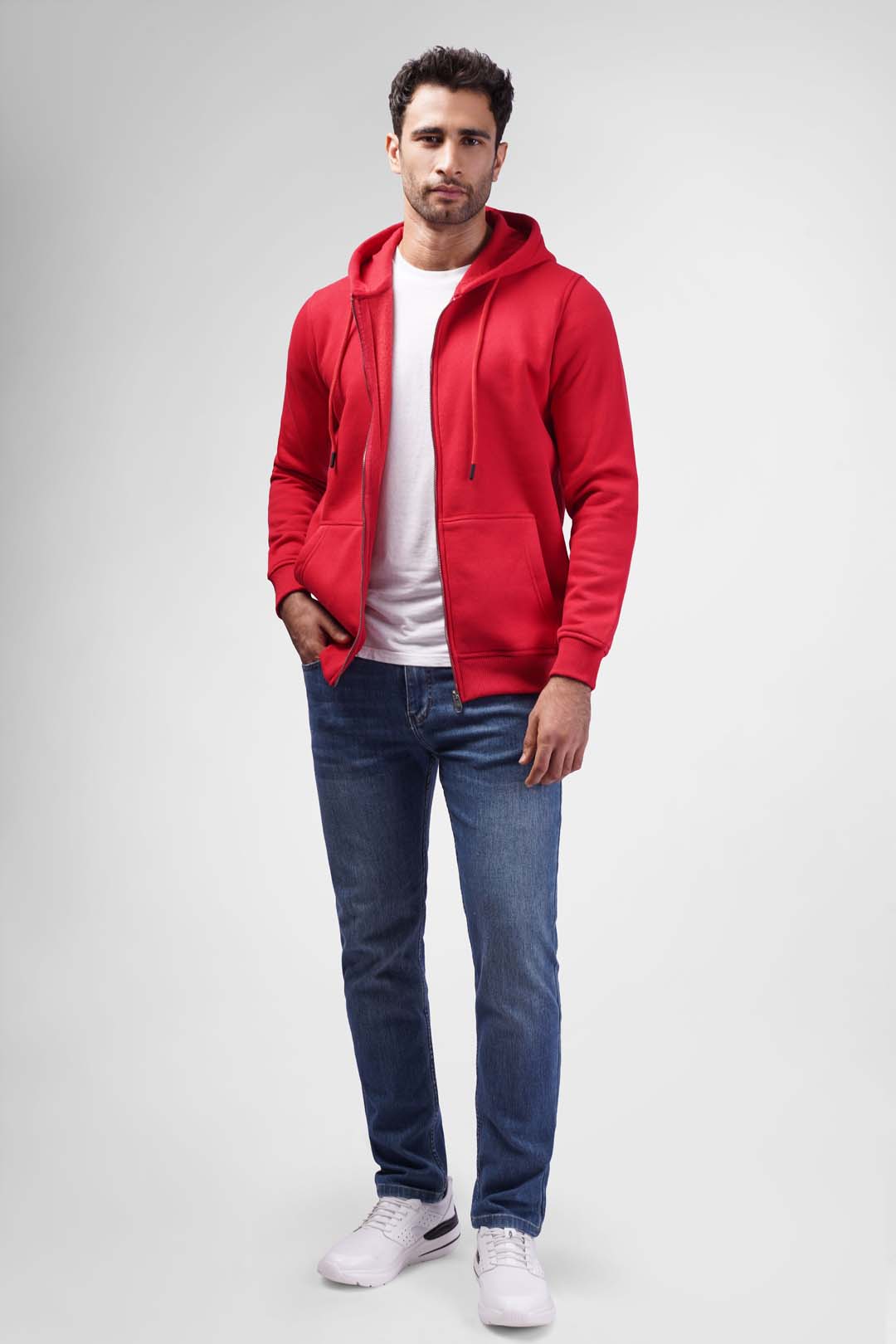 full zipper hoodie sweatshirt