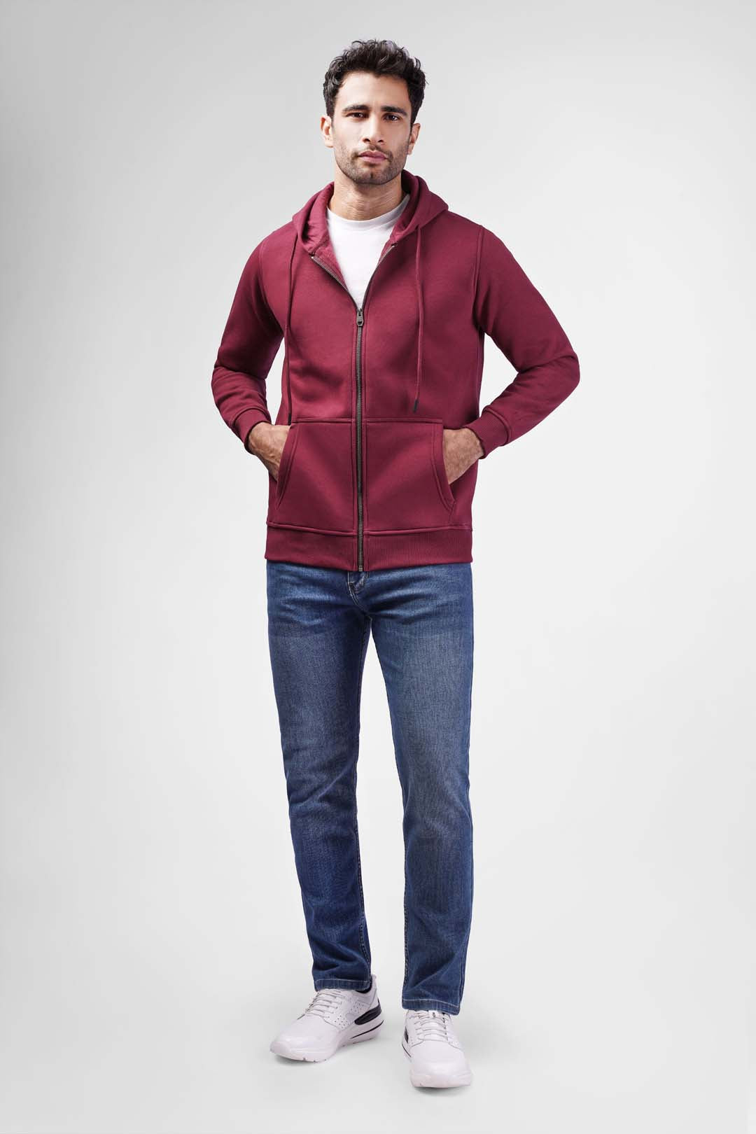 full zipper hoodie sweatshirt