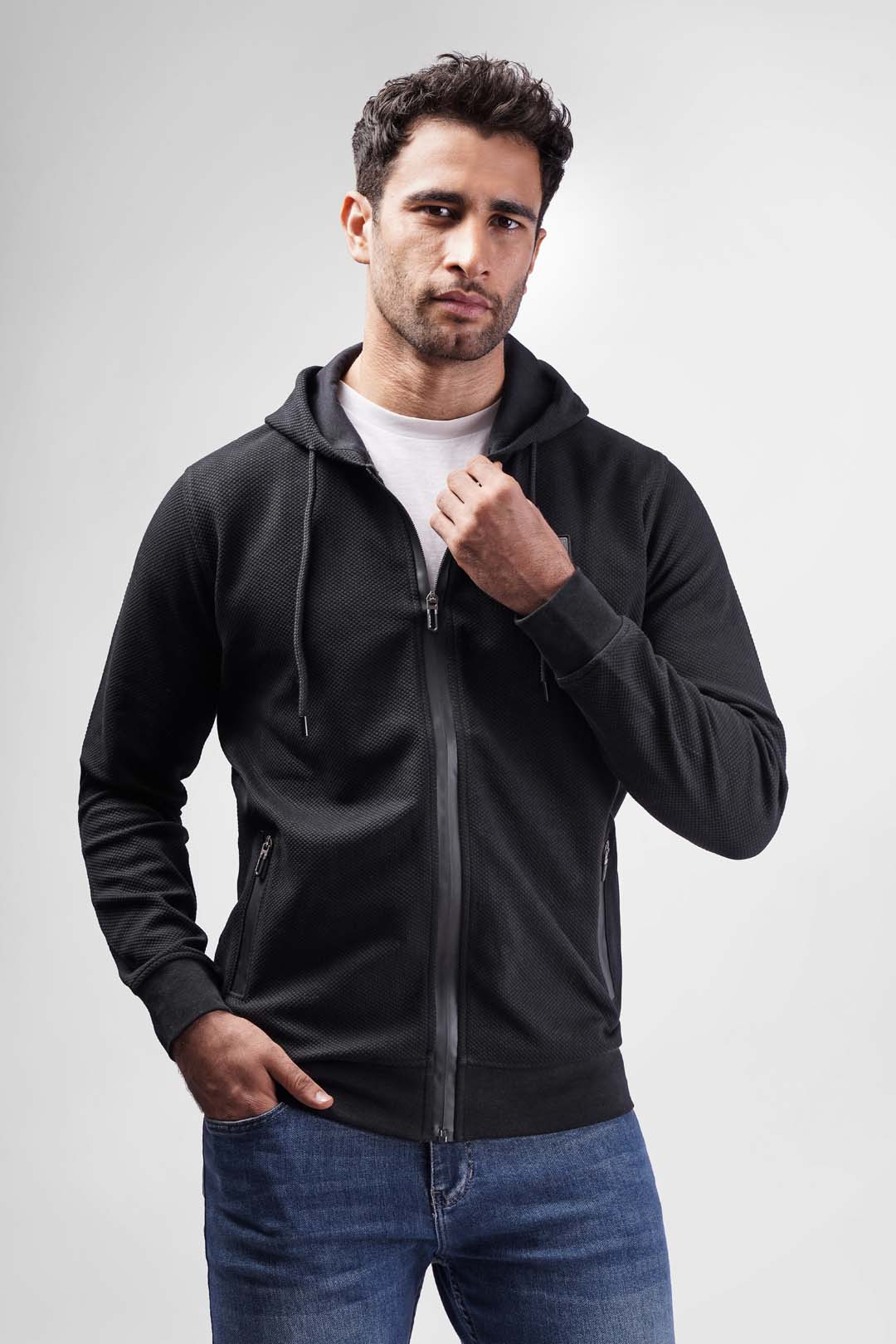 Full Zipper Hoodie Sweatshirt