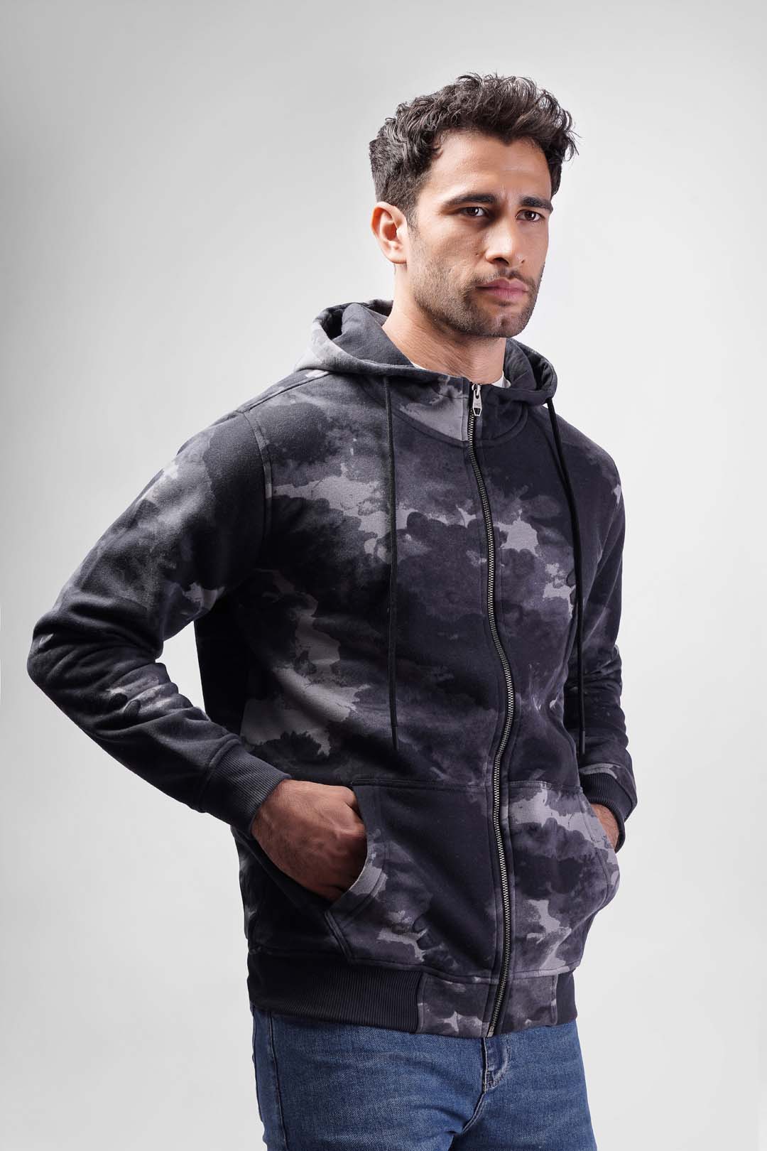 printed hoodie sweatshirt