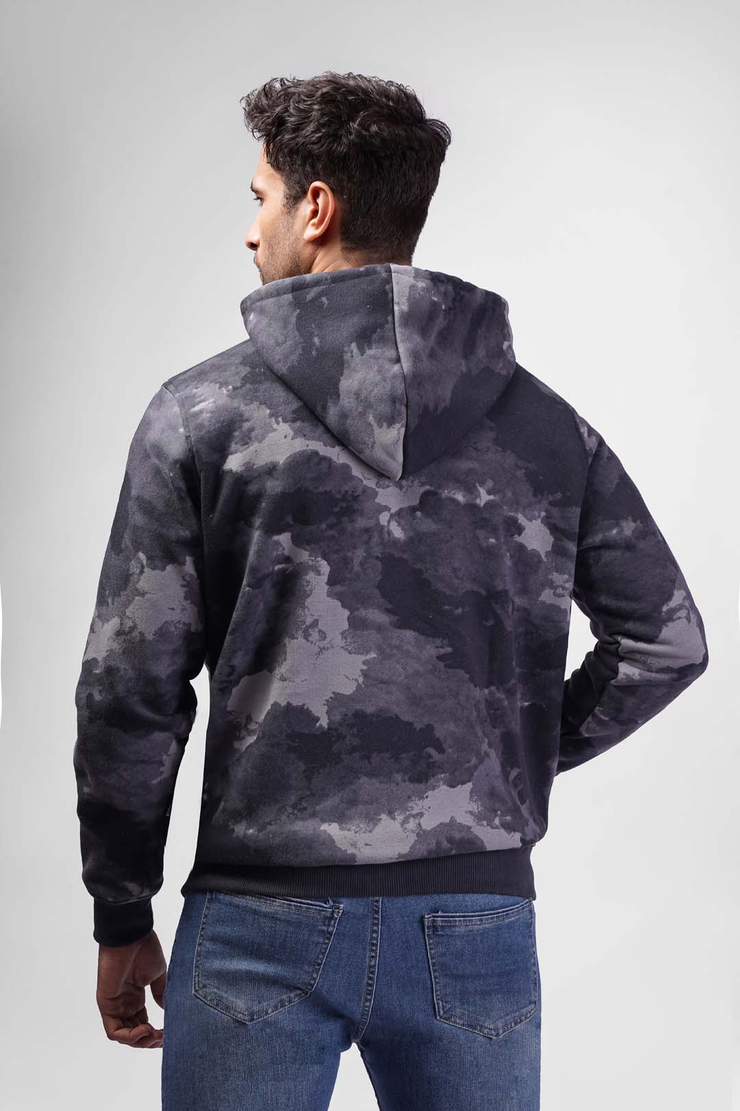 printed hoodie sweatshirt
