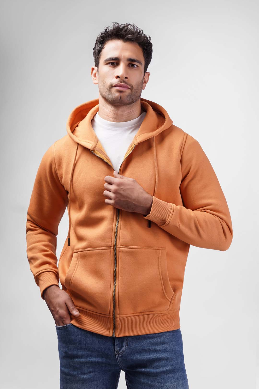 full zipper hoodie sweatshirt