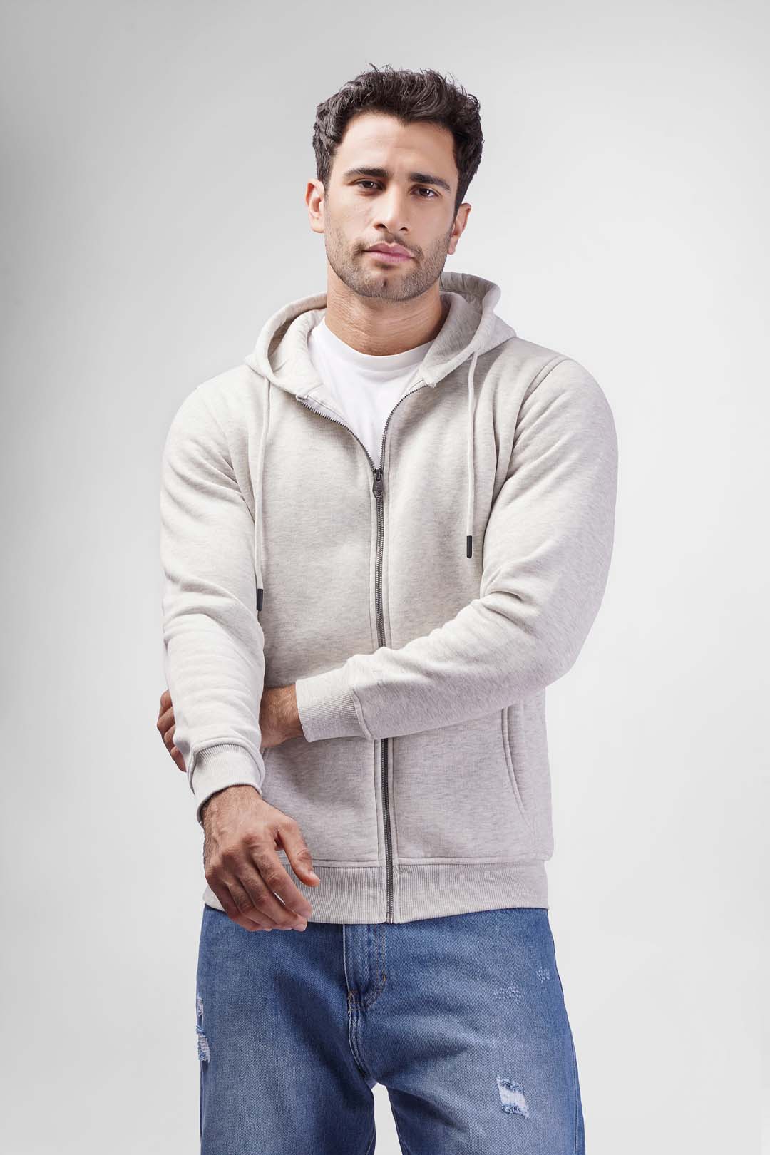 full zipper hoodie sweatshirt