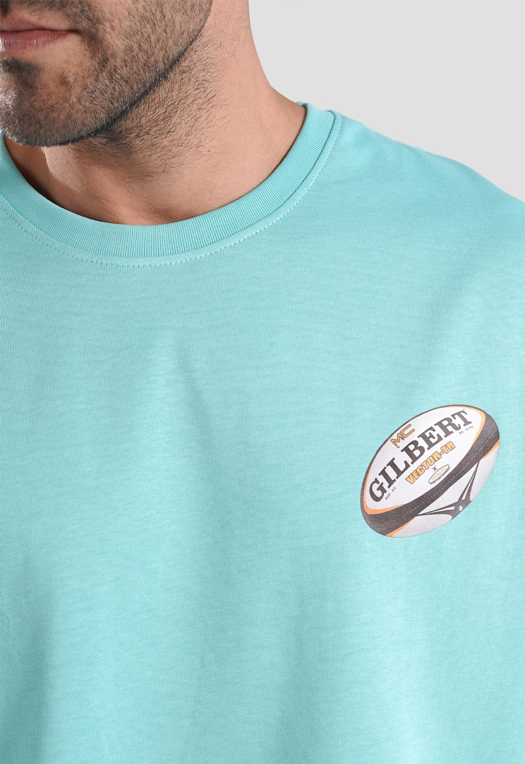 Crew Neck Over Size Printed T-shirt