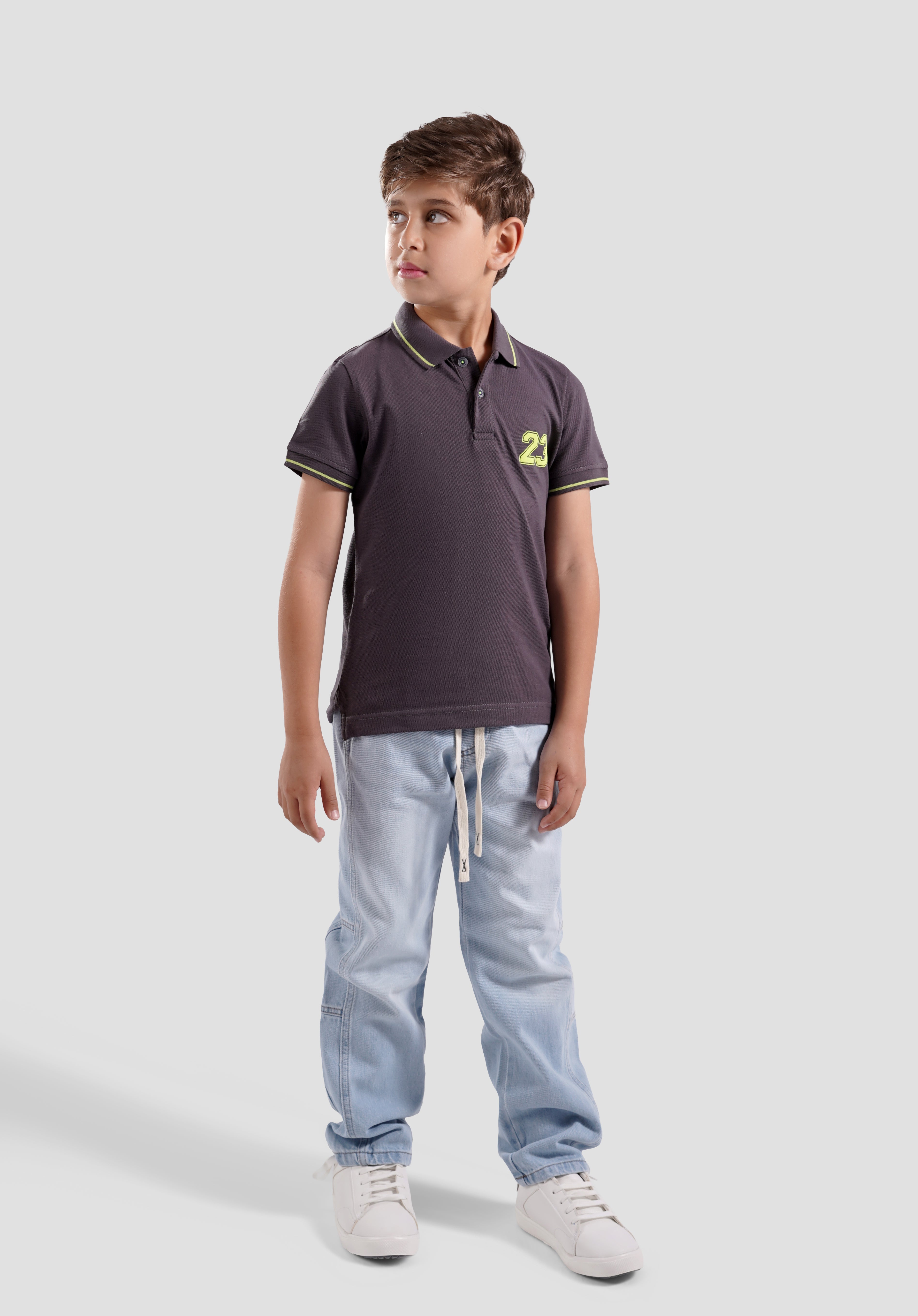 Kids Printed Polo Shirt