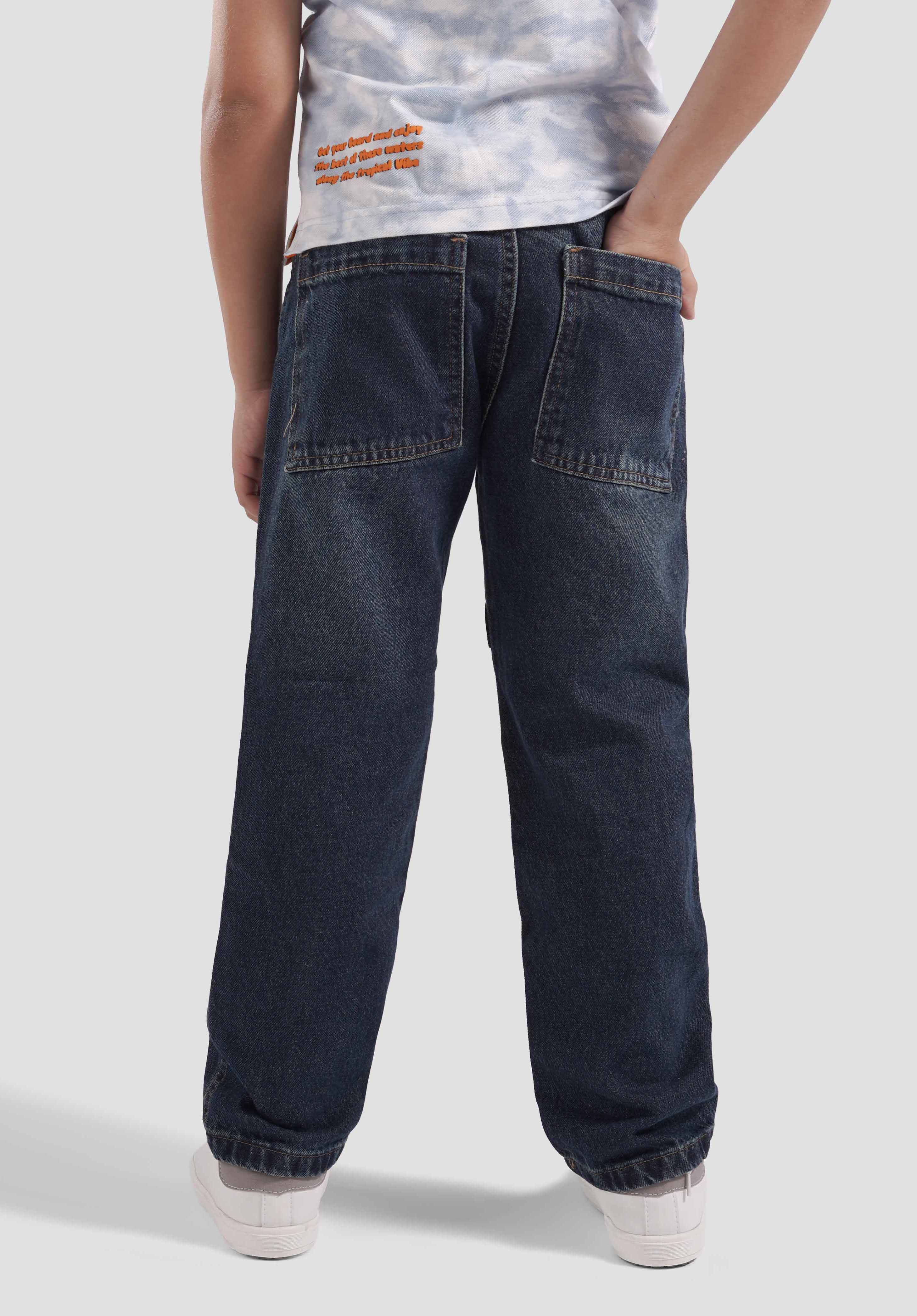 Kids Wide Leg Denim Pant