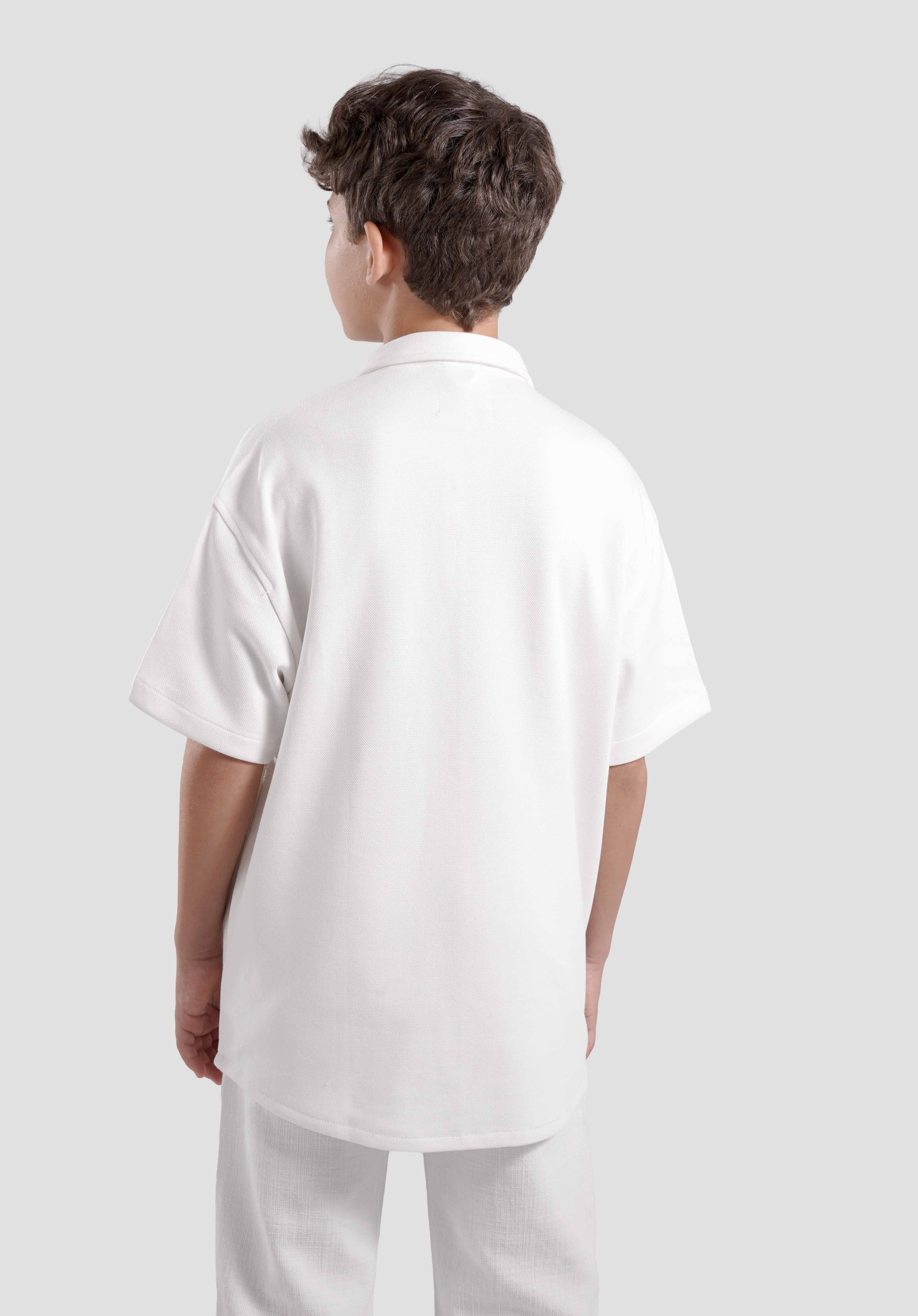Kids Oversize Pocket Shirt