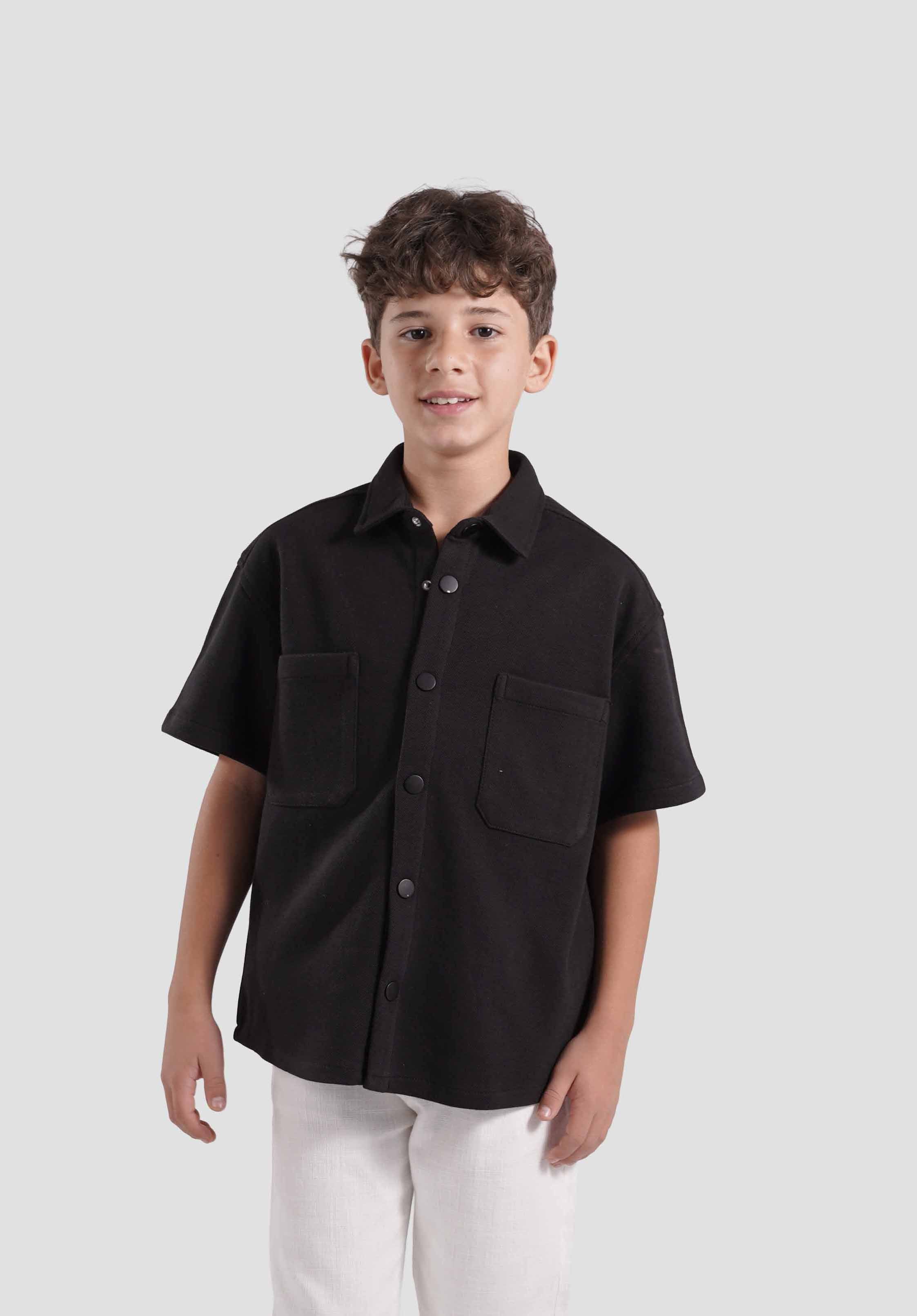 Kids Oversize Pocket Shirt