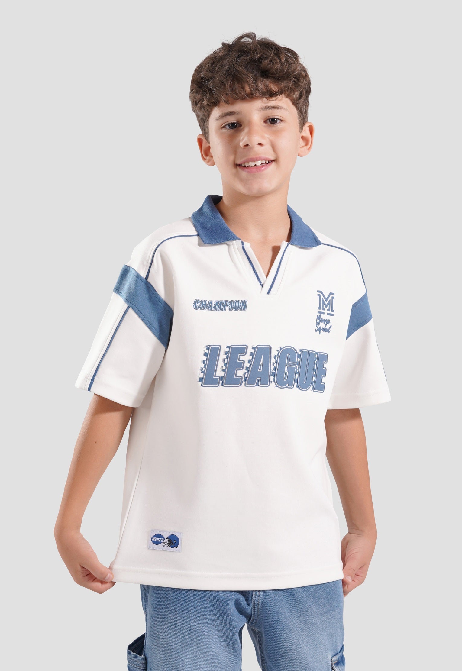 Kids Printed Polo Shirt