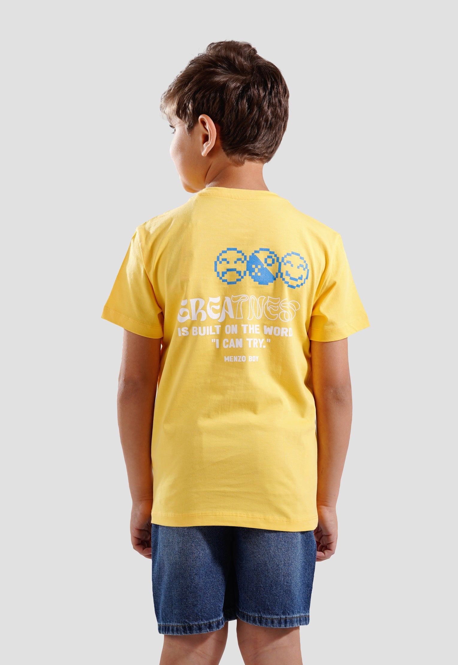 Kids-Crew Neck Printed T-Shirt