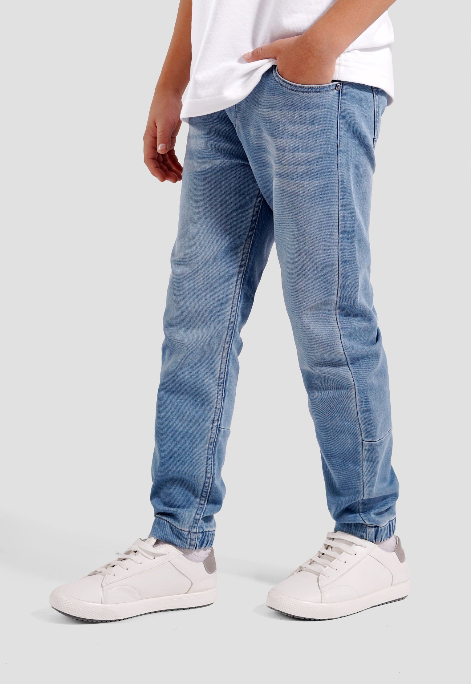Kids Jogger Fit Denim Pant