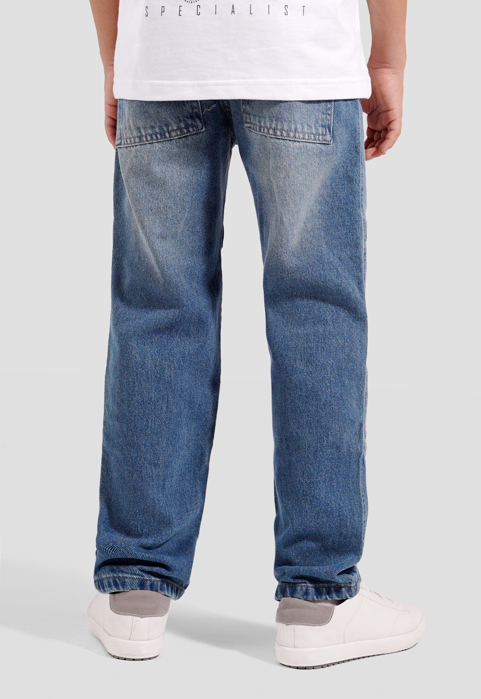 Kids Wide Leg Denim Pant