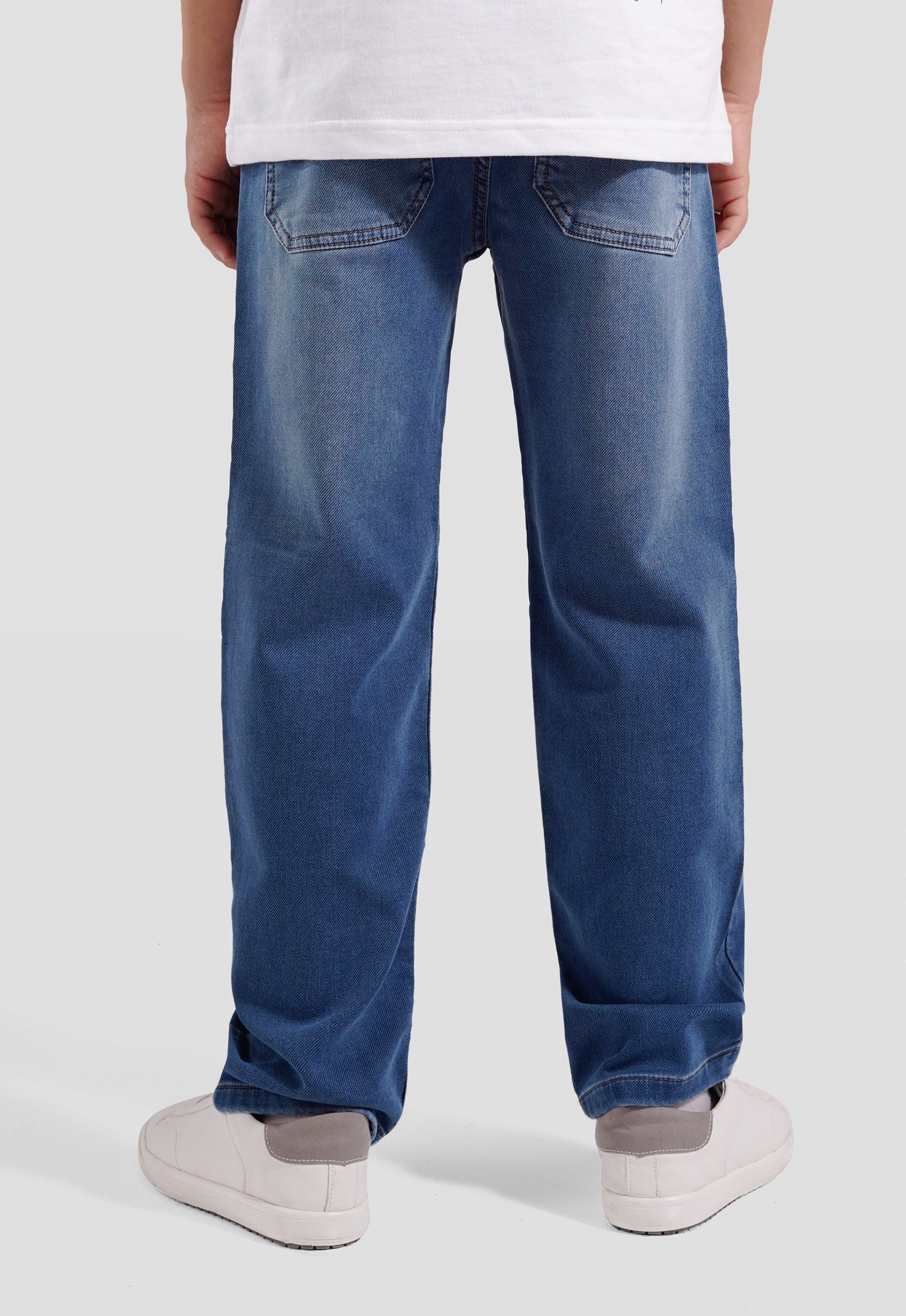 Kids Wide Leg Denim Pant