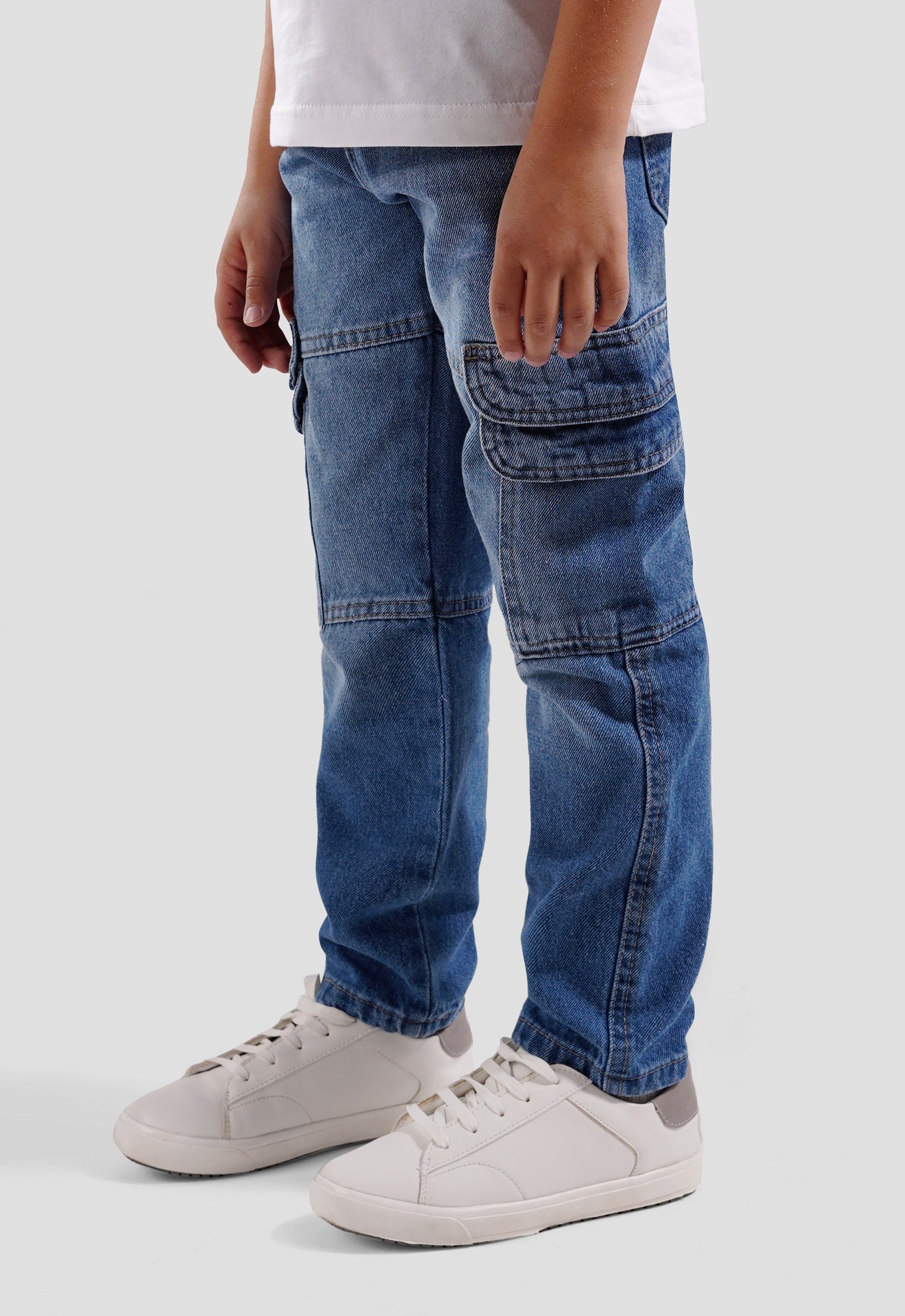 Kids Jogger Fit Denim Pant
