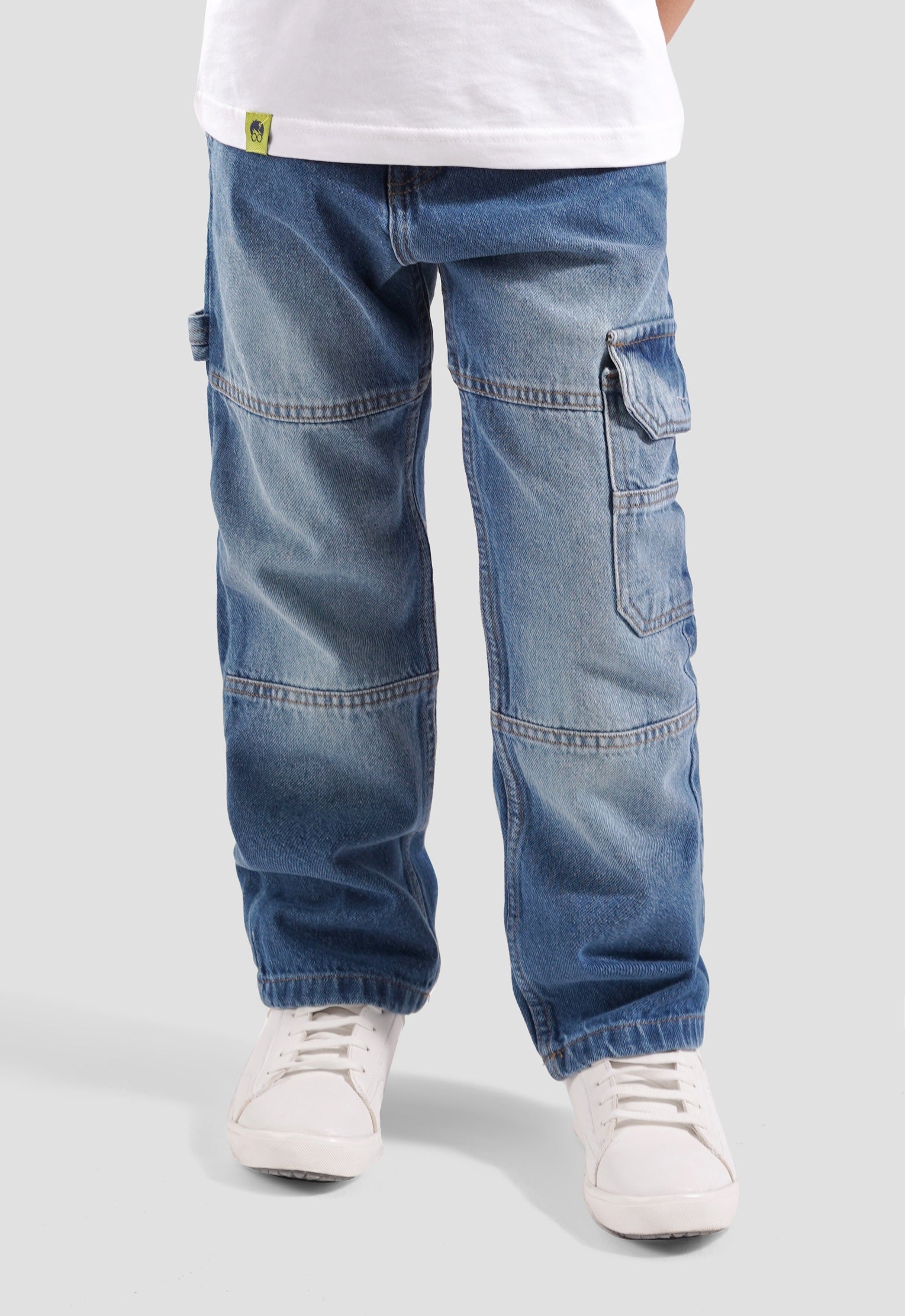 Kids Wide Leg Denim Pant