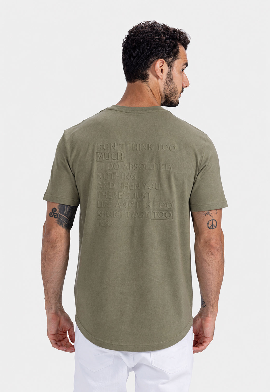 Crew Neck Over Size Printed T-shirt