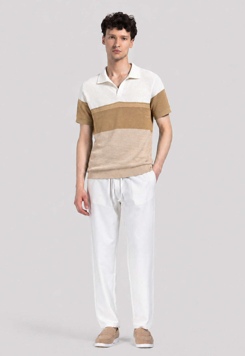 Knitted Polo Shirt