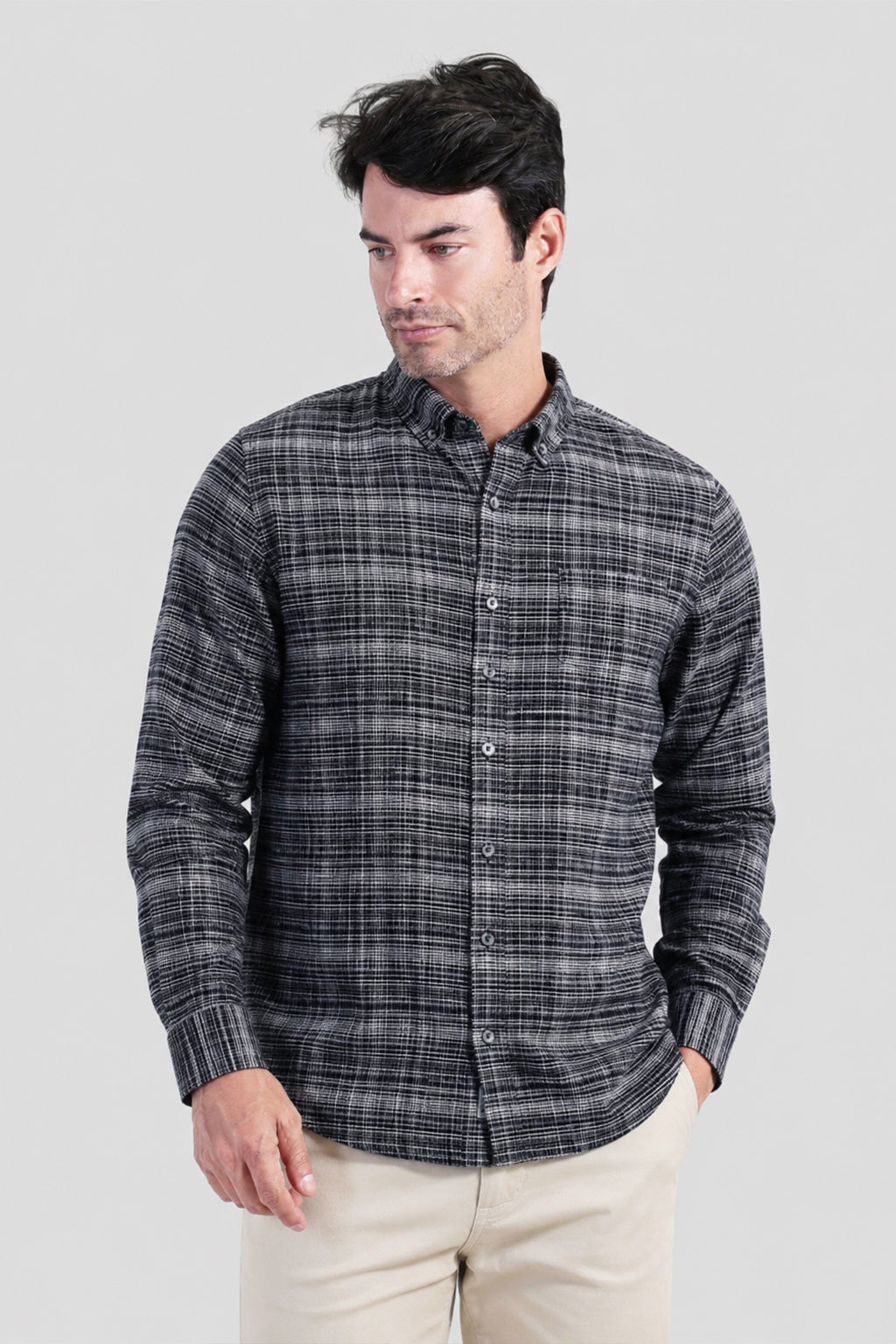 Slim Fit Checked Shirt