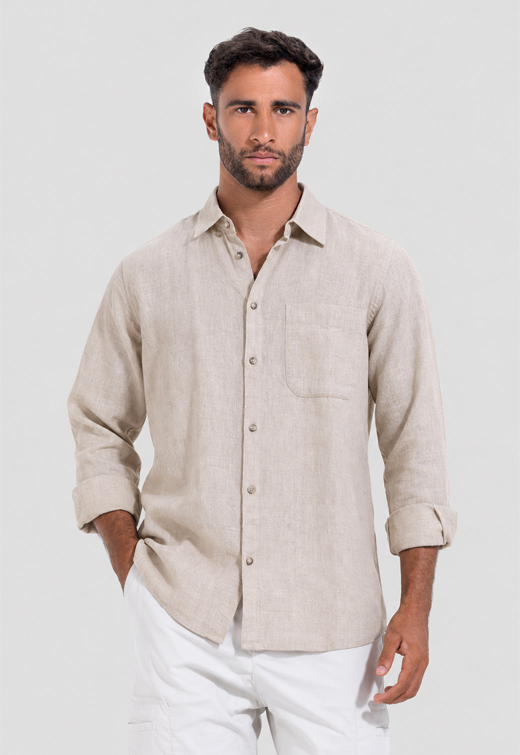 Over Size Solid Shirt