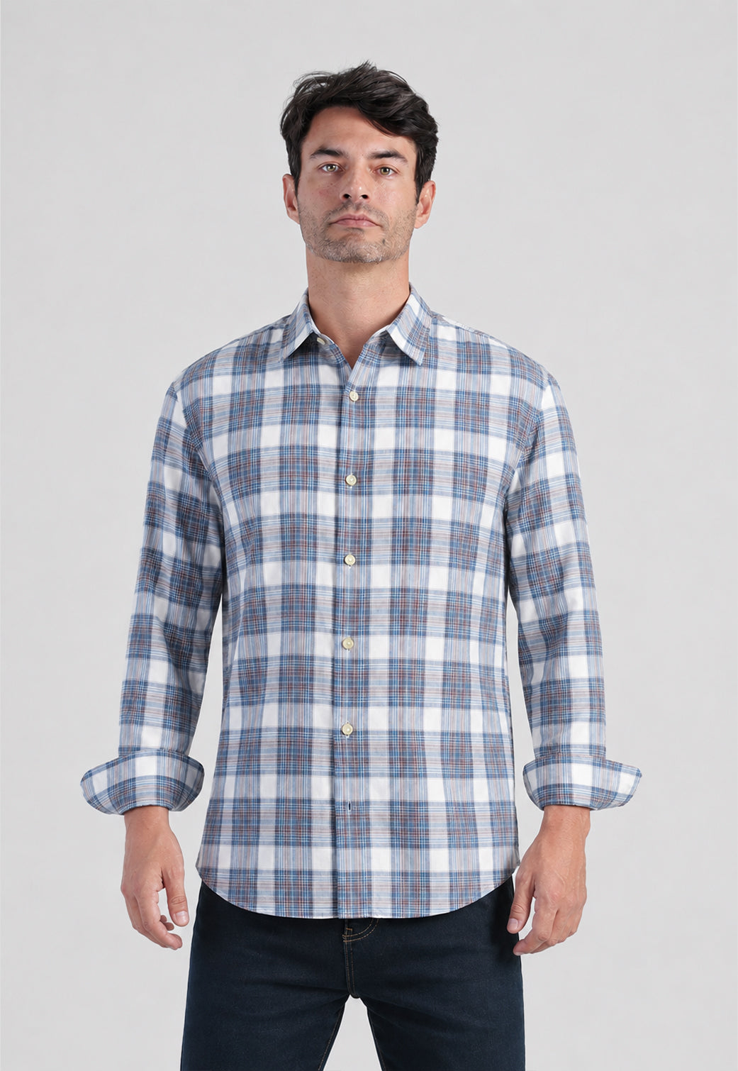 Slim Fit Checked Shirt