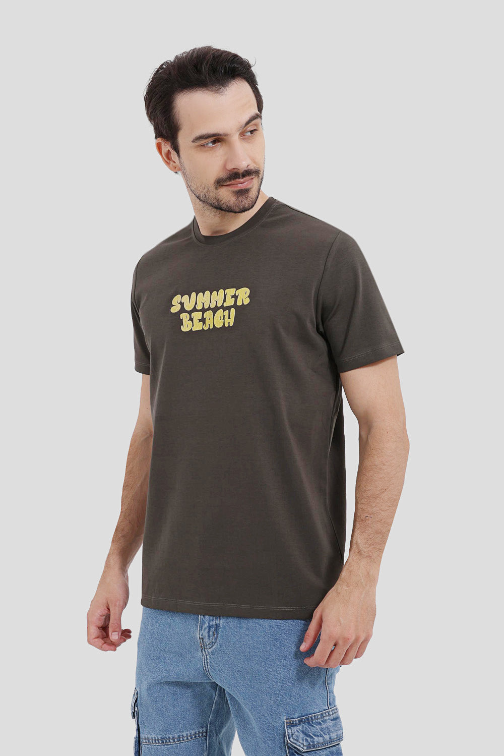 Crew Neck Printed T-shirt