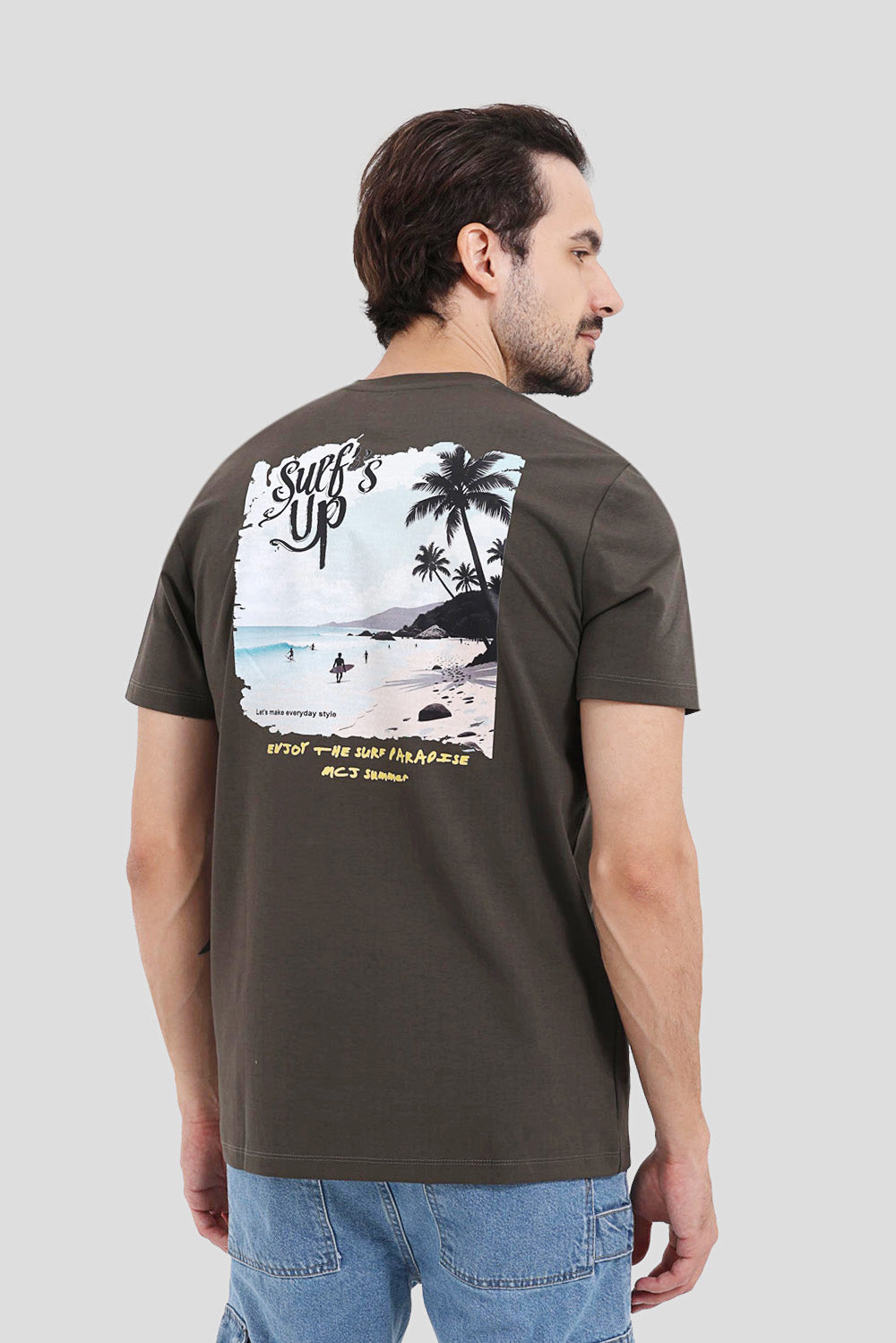 Crew Neck Printed T-shirt