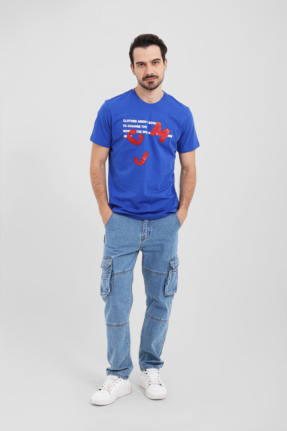Crew Neck Printed T-Shirt