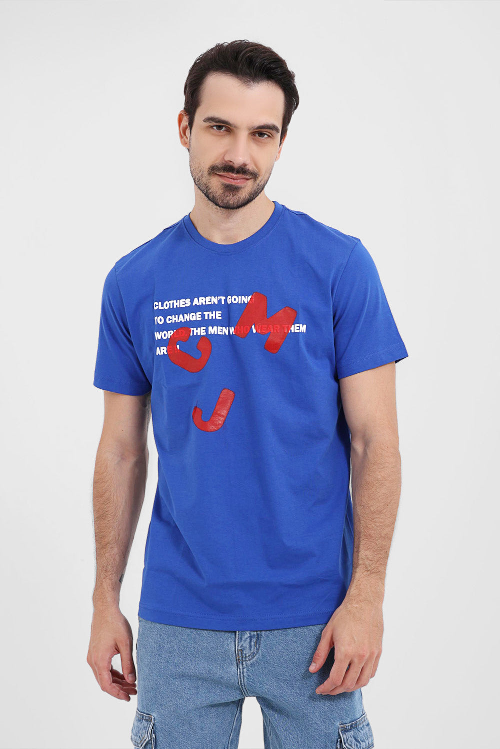 Crew Neck Printed T-Shirt