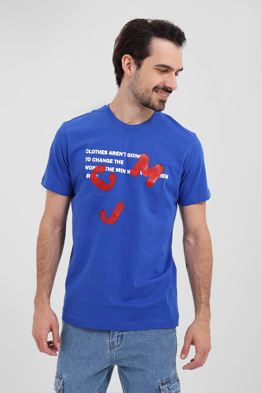 Crew Neck Printed T-Shirt