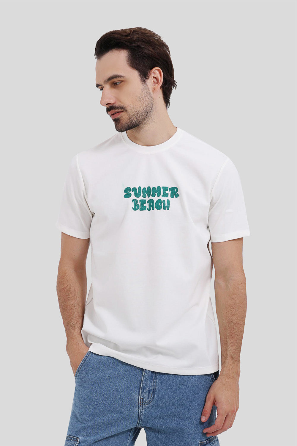 Crew Neck Printed T-shirt