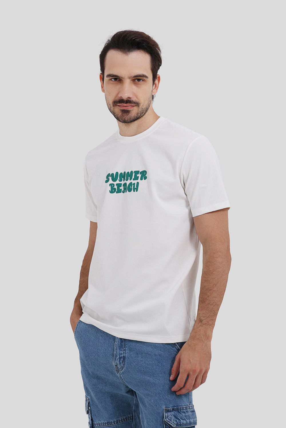 Crew Neck Printed T-shirt