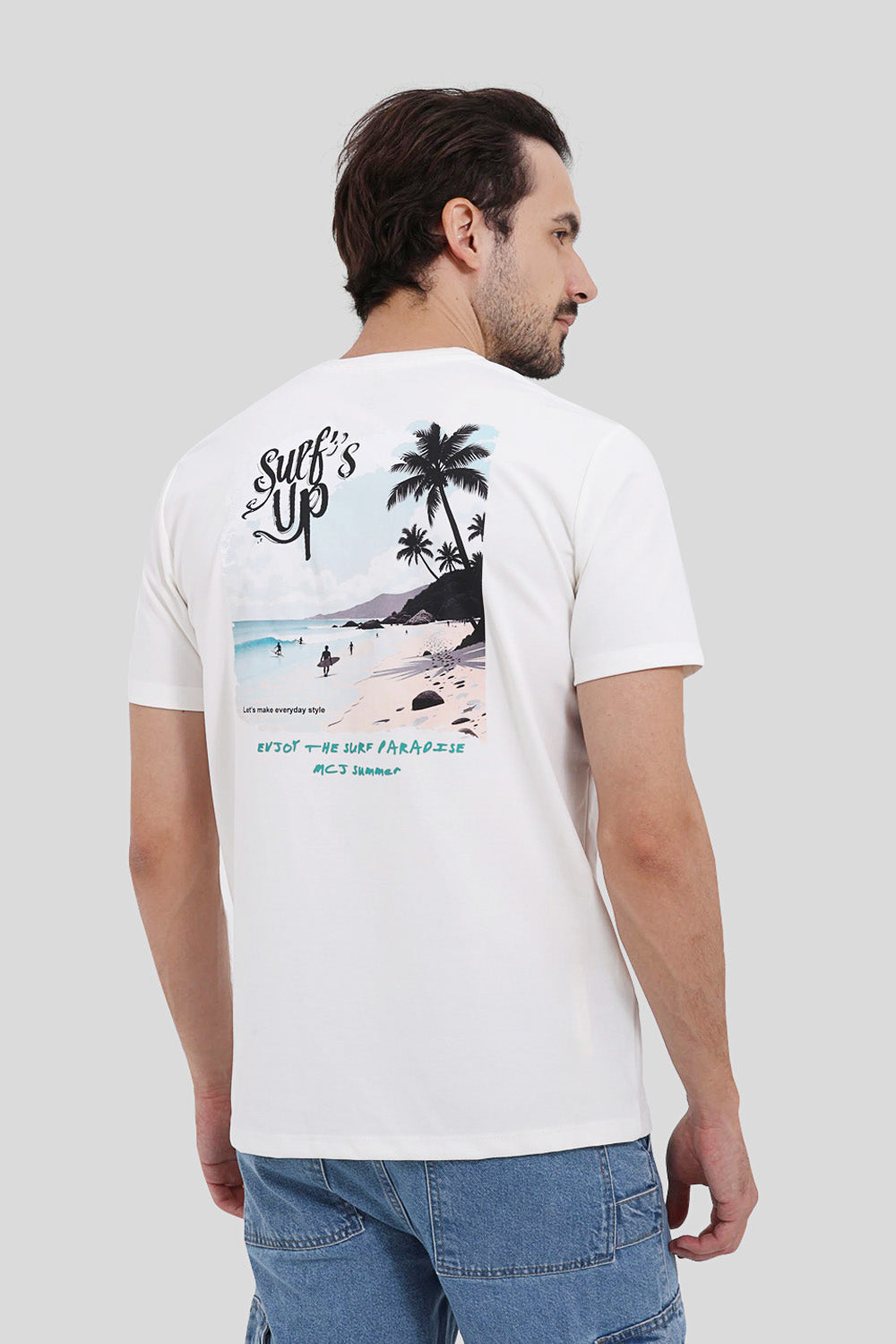 Crew Neck Printed T-shirt