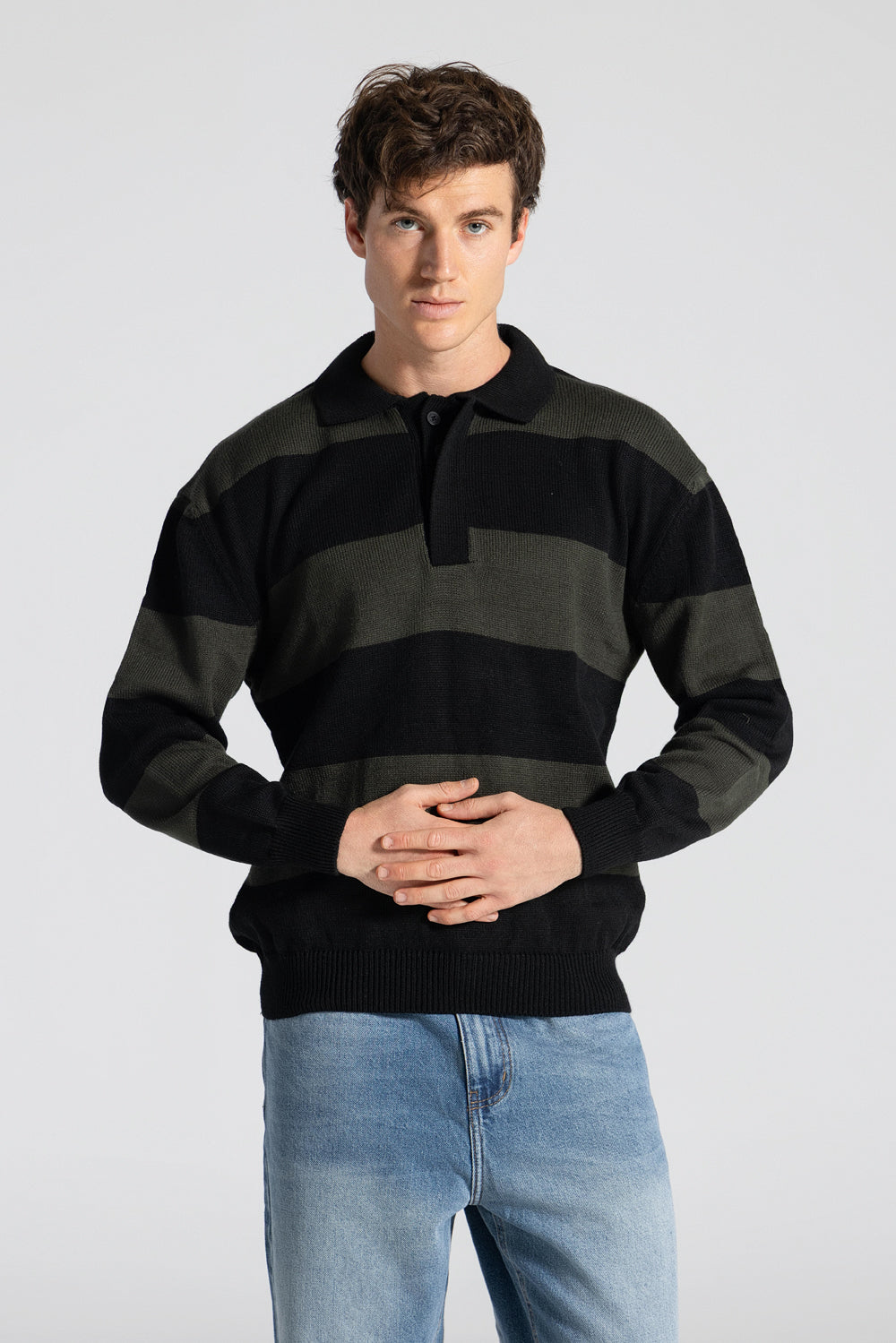 Casual Striped Pullover