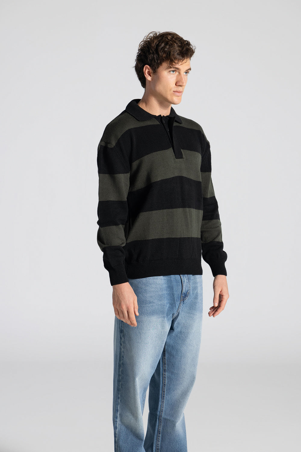 Casual Striped Pullover