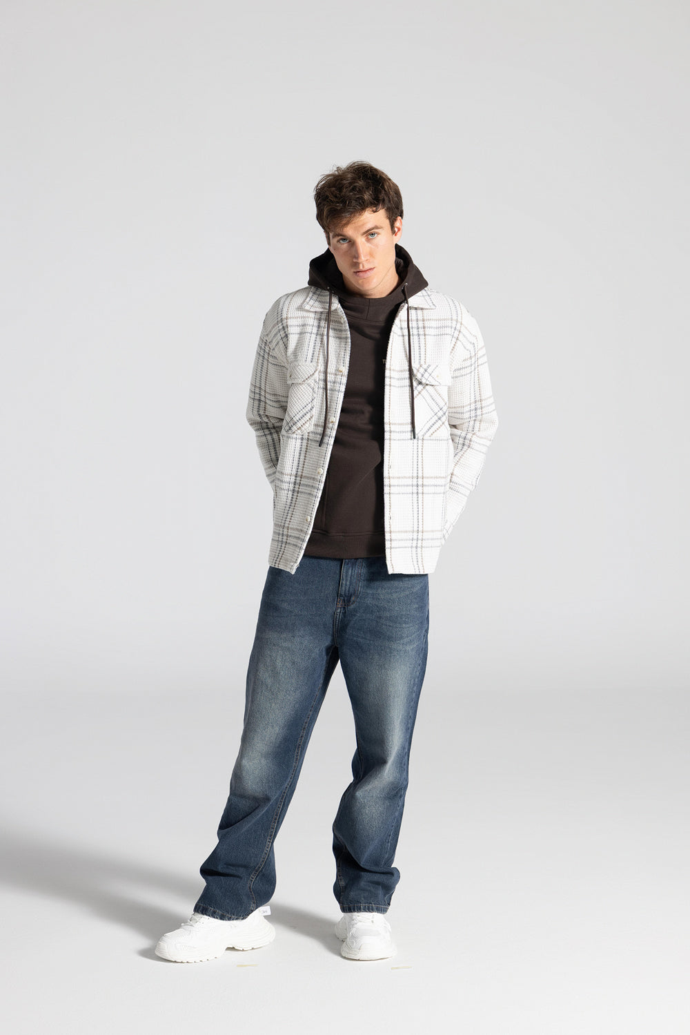 Relaxed Checked Over Shirt