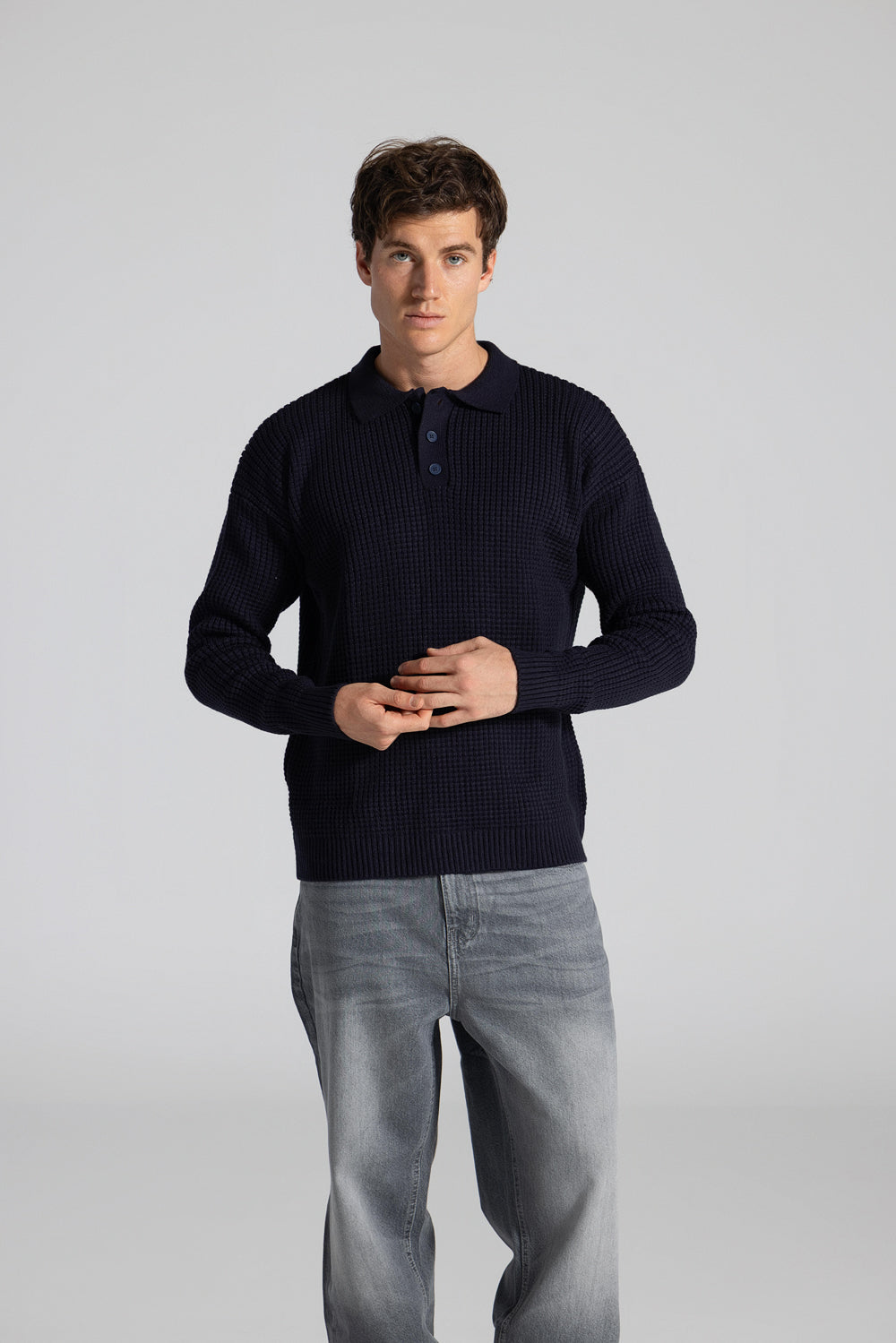 Plain Knitted Pullover