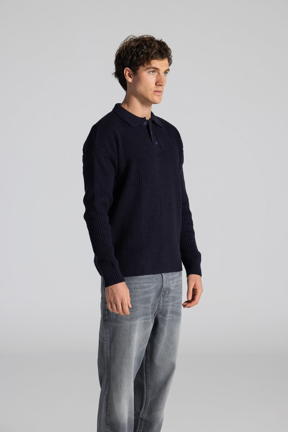 Plain Knitted Pullover