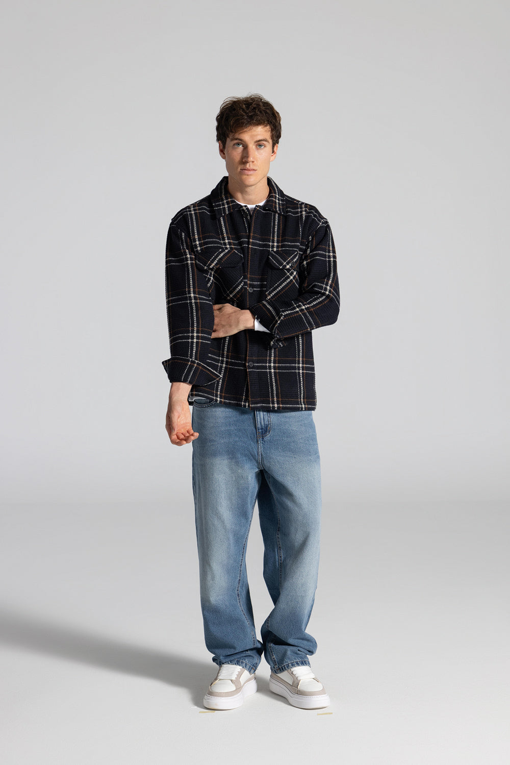Relaxed Checked Over Shirt