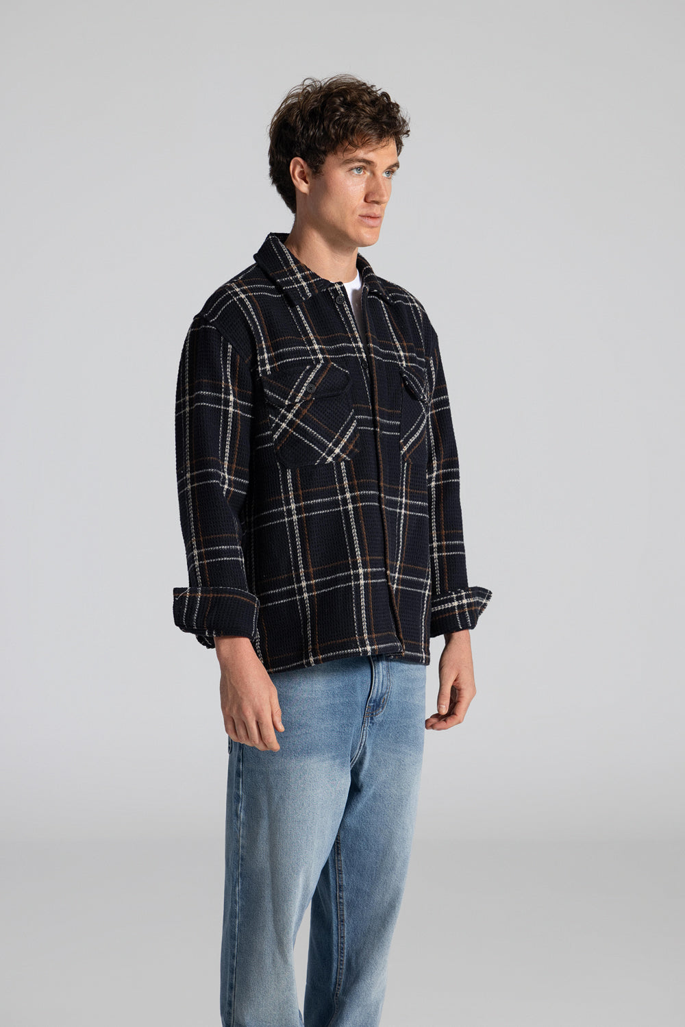 Relaxed Checked Over Shirt